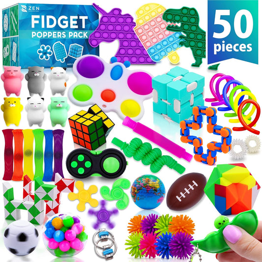 Fidget Party Favor Sensory Gifts - 50pcs