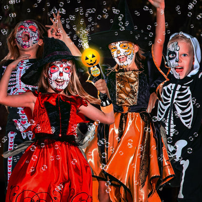 Amaze your child with bubbles and a light show with this 13.5" bubble blower wand