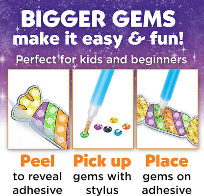 Explore your artistic side this Halloween with the Big Gem Diamond Painting Kit!