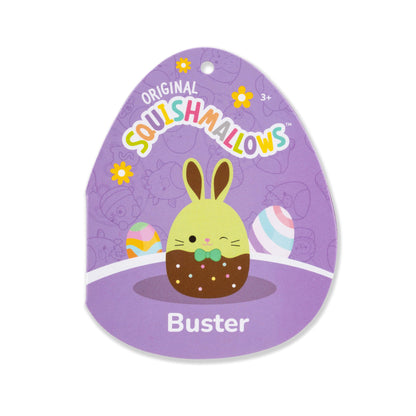 Meet Buster, Squishmallows Original 12in chocolate-dipped green bunny with irresistible charm