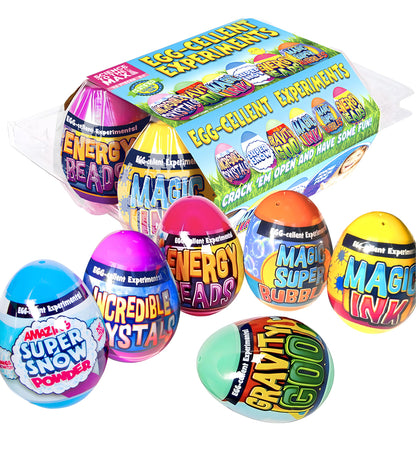 Introduce your child to the wonders of science with the Be Amazing! Toys Egg-Cellent Experiment 6-pack