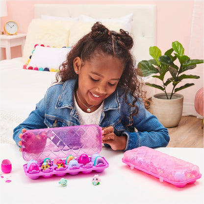 Unleash the magic of Hatchimals CollEGGtibles with the Shimmer Babies 12-Pack Egg Carton