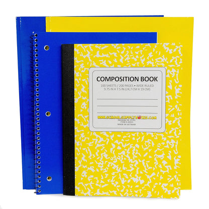 Simplify your back to school shopping with a convenient School Supply Box - 32pcs