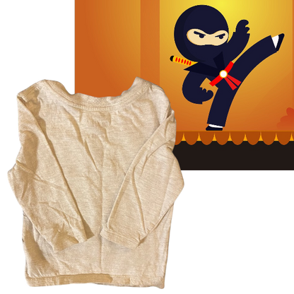 This Cat & Jack long sleeve graphic tee is perfect for your active little ninja