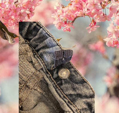 Get your girl ready for warmer weather with our cool Piper sequin denim frayed shorts