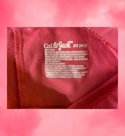 These Cat & Jack pink casual leggings are perfect for casual hanging out days