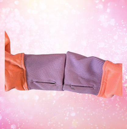 Avia girl's zip up sweatshirt featuring a trendy color combination