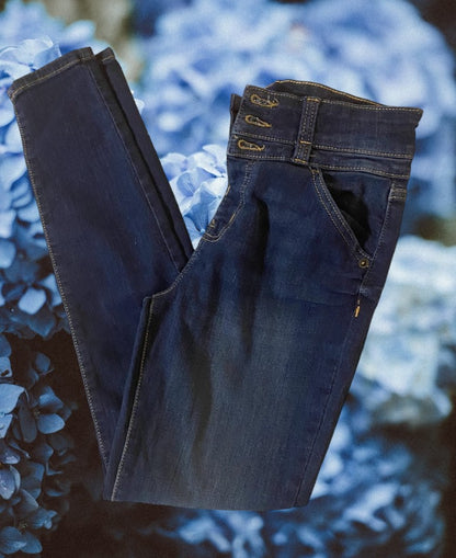 ThereAbouts distressed jeggings feature a convenient pull-up design are crafted with impeccable quality