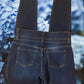 ThereAbouts distressed jeggings feature a convenient pull-up design are crafted with impeccable quality