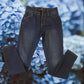 ThereAbouts distressed jeggings feature a convenient pull-up design are crafted with impeccable quality