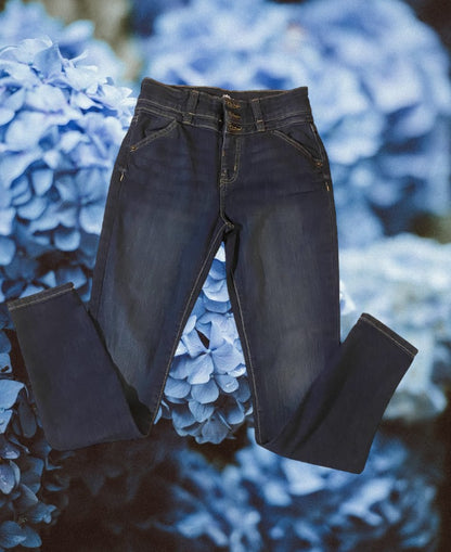 ThereAbouts distressed jeggings feature a convenient pull-up design are crafted with impeccable quality