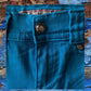 The Lulu Luv Sequin Jeans for girls feature a convenient pull up design and stylish rhinestone buttons