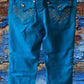 The Lulu Luv Sequin Jeans for girls feature a convenient pull up design and stylish rhinestone buttons