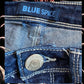 These Blue Spice little girl distressed stud jeans are designed with unique fashion and style
