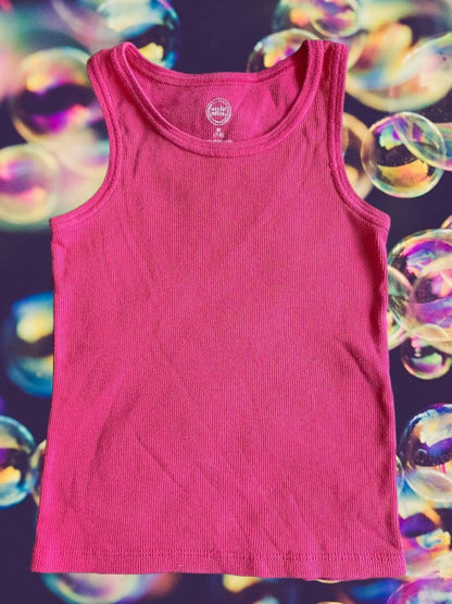 This Wonder Nation vibrant pink tank top is a must-have for any stylish girl