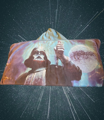 Star Wars Hooded Bath Towel is designed with a striking multicolored pattern