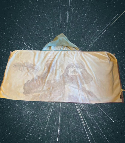 Star Wars Hooded Bath Towel is designed with a striking multicolored pattern