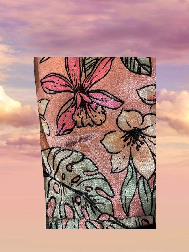 Get cozy while lounging around the house with these adorable floral sleep shorts from Justice