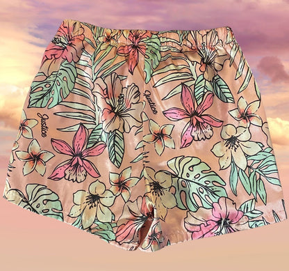 Get cozy while lounging around the house with these adorable floral sleep shorts from Justice