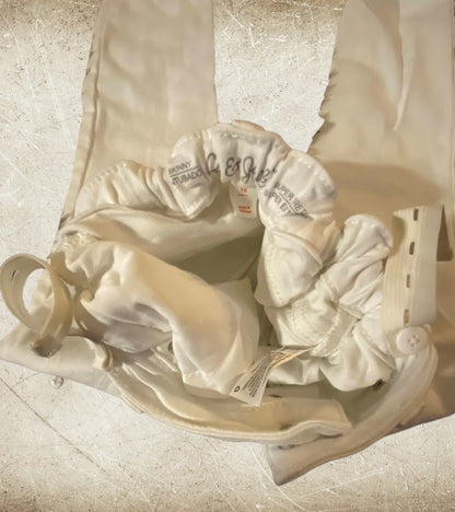 Boost your little one's style and comfort with our Cat & Jack White skinny jeans