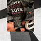 Love Love Love girl's graphic sweatshirt with three different stylish fonts adds a fashionable touch