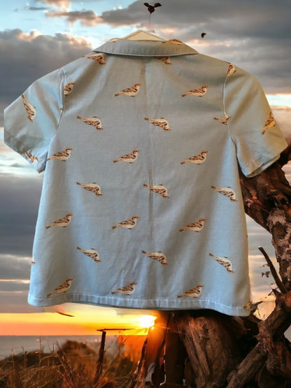 GapKids sleep shirt with charming bird pattern
