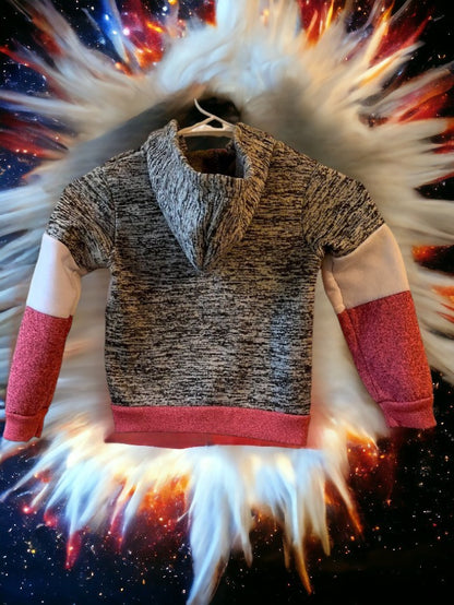 Chillipop stunning pink multicolor graphic design hoodie