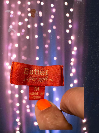 Butter girls multi-color bling design tie dye long sleeve hoodie