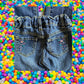 Route 66 distressed floral rhinestone skinny jeans provide a polished and stylish design