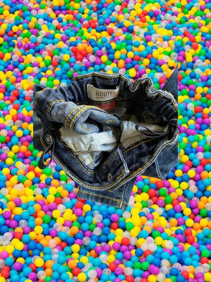 Route 66 distressed floral rhinestone skinny jeans provide a polished and stylish design