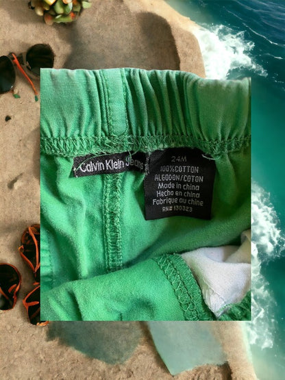 Calvin Klein Jeans striped multicolored tank top and short outfit