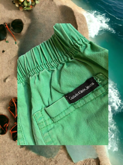 Calvin Klein Jeans striped multicolored tank top and short outfit