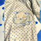 Cotton Applique Star Design One Piece Footie