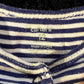 This adorable Carter's Girl Stripe Applique Floral Onesie combines comfort and charm