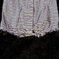 This adorable Carter's Girl Stripe Applique Floral Onesie combines comfort and charm