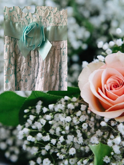 This Jessica Ann floral lace dress is the perfect choice for your little girl's next special occasion