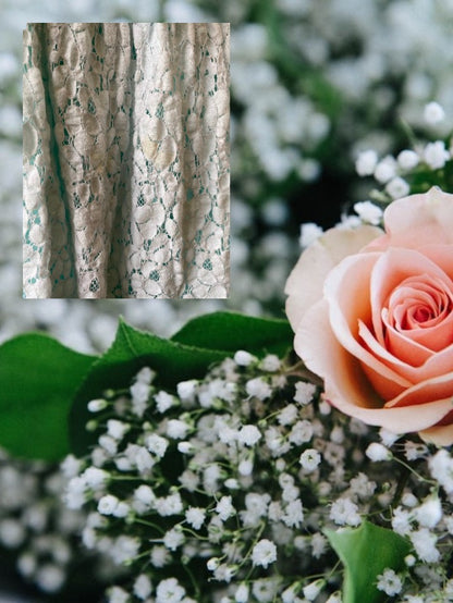 This Jessica Ann floral lace dress is the perfect choice for your little girl's next special occasion