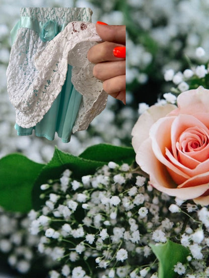 This Jessica Ann floral lace dress is the perfect choice for your little girl's next special occasion