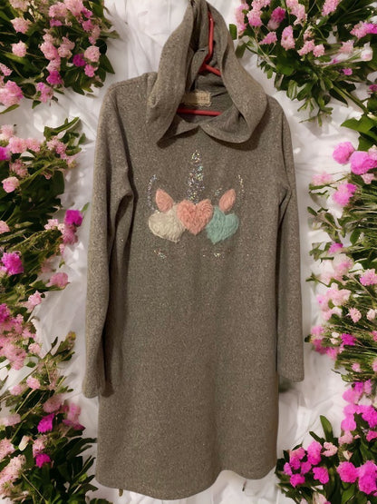 The Btween unicorn sequin sleep hoodie is comfortable and stylish sleepwear