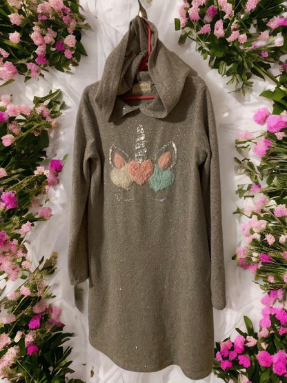 The Btween unicorn sequin sleep hoodie is comfortable and stylish sleepwear