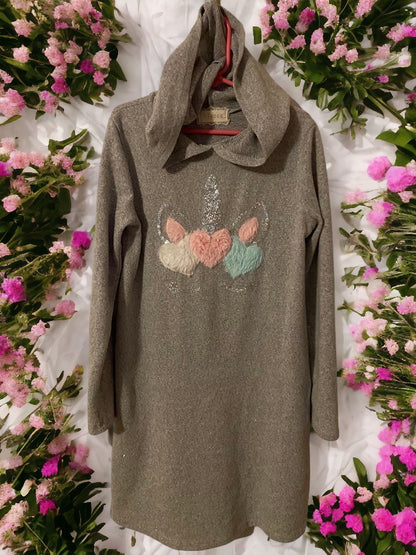 The Btween unicorn sequin sleep hoodie is comfortable and stylish sleepwear