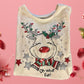 Holiday Time Girl's Christmas Graphic Long Sleeve Tee