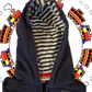 This MiniBamba Cotton Stripe Hooded Sweatshirt is perfect for your little adventurer