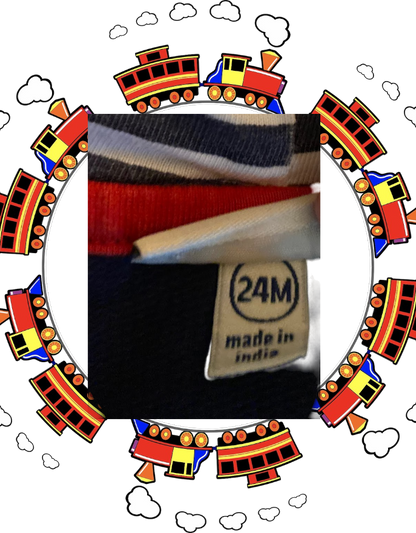 This MiniBamba Cotton Stripe Hooded Sweatshirt is perfect for your little adventurer