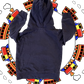 This MiniBamba Cotton Stripe Hooded Sweatshirt is perfect for your little adventurer