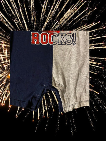 Whether you are celebrating the 4th of July or just want to add some color to your little one's wardrobe, our onesie is the perfect choice