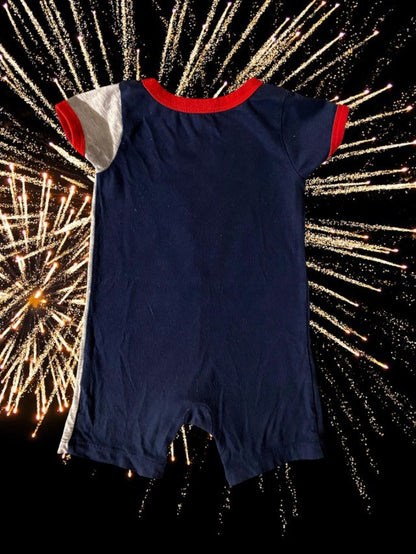 Whether you are celebrating the 4th of July or just want to add some color to your little one's wardrobe, our onesie is the perfect choice