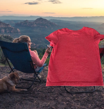 Featuring charming campfire graphics, this pull over crewneck is perfect for showing up in camping style