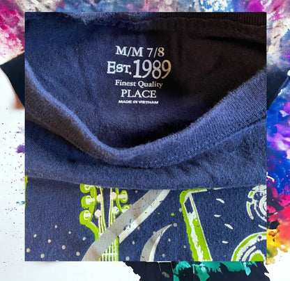 "My Birthday Rocks!" graphics add cool flair to this awesome birthday t-shirt