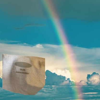 Old Navy rainbow graphic tee features vibrant graphics and uplifting messaging